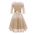 thumbnail image 2 of Coloody Women Vintage Lace Dresses Female Knee Length Cocktail Party Dress, 2 of 5