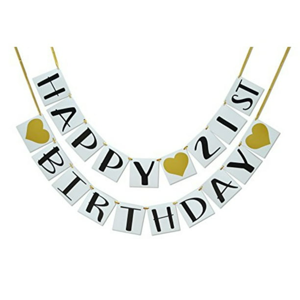 happy-21st-birthday-banner-gold-hearts-and-ribbon-birthday-decorations-walmart
