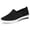 Black#25, variant on Womens Orthopedic Shoes Arch Support Work Shoes Wide Width Slip on Non Slip Business Casual Shoes Knitted Mesh Stretch Soft 2026 Orthopedic Shoes