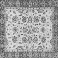 thumbnail image 1 of Ahgly Company Indoor Square Abstract Gray Modern Area Rugs, 8' Square, 1 of 4
