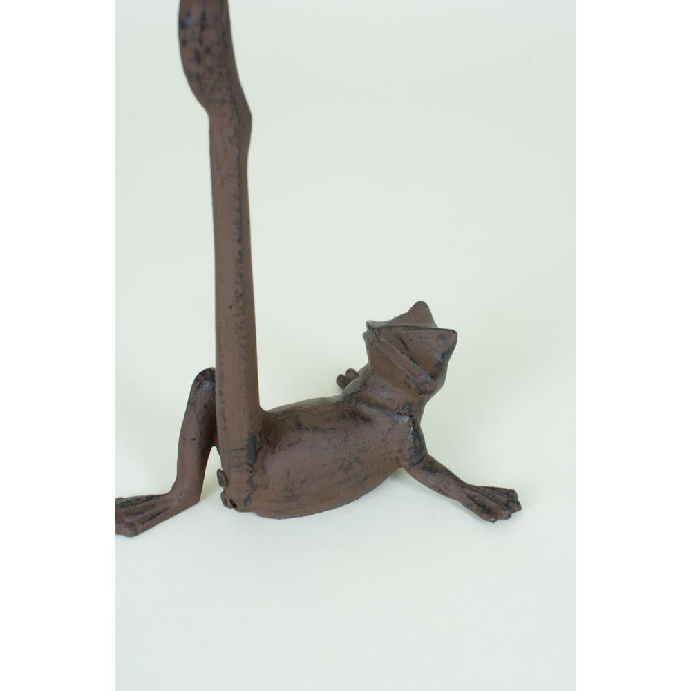 Kalalou Inc Cast Iron Frog Paper Towel Holder