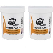 SÜA® - Bronze Brazing Flux Powder - 8 Ounces Jar. (2-PACK)