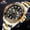 Gold silver black, variant on Classic Quartz Watch Man Waterproof Stainless Steel Wristwatches for Men Relogio Masculino