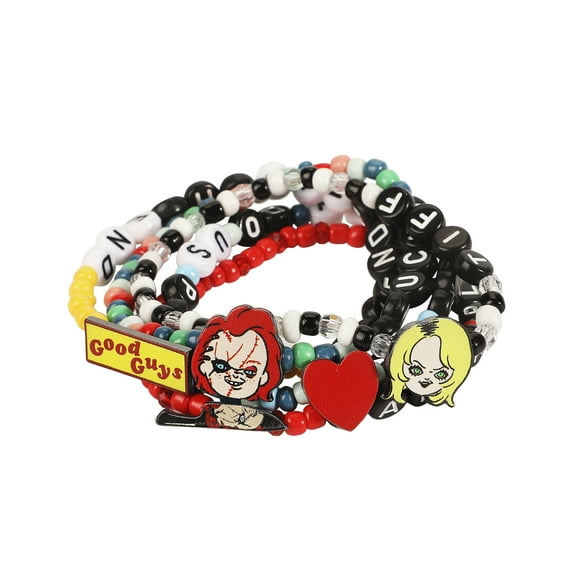 Chucky Tradesies Letter and Charm 5 Pack Friendship Bracelets