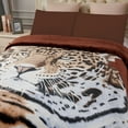 thumbnail image 3 of JML Soft Plush Fleece Blanket for Bed Queen 75"x87" 5lb,2 Ply Raschel Blanket Tiger Pattern, 3 of 7