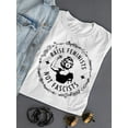thumbnail image 3 of Raise Feminists Not Fascists T-shirt Women's, 3 of 3