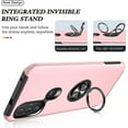 thumbnail image 5 of Entronix Heavy Duty Ring Case Designed for G Pure, Shockproof Slim Fit Kickstand, Pink, 5 of 6