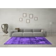 thumbnail image 3 of Ahgly Company Indoor Rectangle Oriental Purple Industrial Area Rugs, 2' x 5', 3 of 4