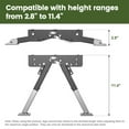 thumbnail image 2 of Versatile Adjustable RV Step Stabilizer Kit Rv Step Stabilizer Kits Yacht Stabilizer Strong Steel Solid Foldable Step A, 2 of 7