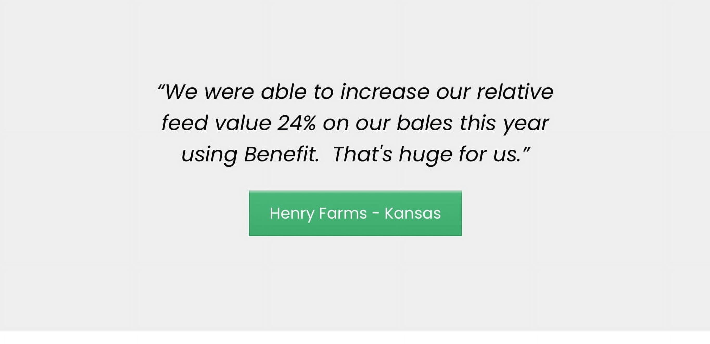 Benefit Hay Foliar Fertilizer 2.5 gal