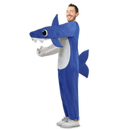 Adult Chompin' Daddy Shark Costume with Sound