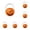 Orange 2.7x2.1 Inch, variant on Halloween Pumpkin Bucket Trick or Treat Candy Holder Portable Pail with Sturdy Handle, Festive Decorative Basket for Party Supplies, Home Tabletop Display Holiday Storage Container 1PC