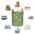 thumbnail image 5 of KLL Pineapple Waterproof Foldable Laundry Hamper Bucket with Handles for Storage Bin,Kids Room,Home Organizer (Medium ), 5 of 7
