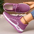 thumbnail image 4 of Rokment Cross Training Running Shoes for Women Lightweight Breathable Mesh Non Slip Comfortable Slip-On Walking Jogging Nursing Work Tennis Golf Sneakers Purple Size 7, 4 of 7