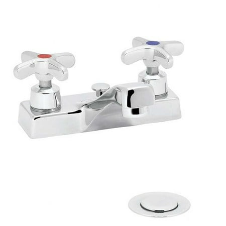Speakman Commander Centerset Bathroom Faucet with Double Cross Handles