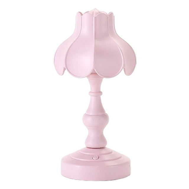 Milaget Rechargeable Table Lamp LED Light Desk LampSmall Table Lamp Reading Light Night Pink