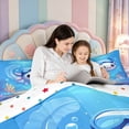 thumbnail image 4 of Manfei Axolotl Print Full Size Comforter Sets,Ocean Themed Salamander Bedding Comforter Set,Polkadot Reversible,3-Piece,1 Comforter and 2 Pillowcases, 4 of 7