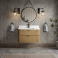 thumbnail image 2 of Chantal 36" Floating Bathroom Vanity Oak, 2 of 11