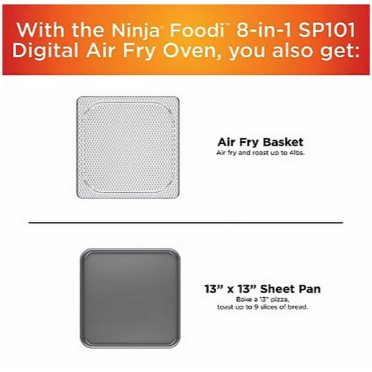 Ninja Foodi FT120A Countertop 8in1 Digital Air Fry and Convection