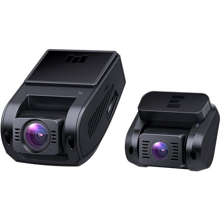 AUKEY Dual Dash Cam HD 1080P Front and Rear Camera Car Camera, 6-Lane 170 Degrees Wide-Angle Lens Dashcam with Night Vision, G-Sensor, Black