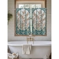thumbnail image 4 of Butterflies Flower Living Room Curtains 2 Panel, Spring Vintage Animal Floral Plant Cafe Window Treatment, Farmhouse Bedroom Bathroom Kitchen Curtains Drapes 104"x45", 4 of 6