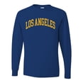 thumbnail image 2 of Wild Bobby Los Angeles LAC American Football Cities | Classic Varsity College Style Fantasy Fan, Trendy Team Streetwear Sports Mens Long Sleeve Shirt, 2 of 6
