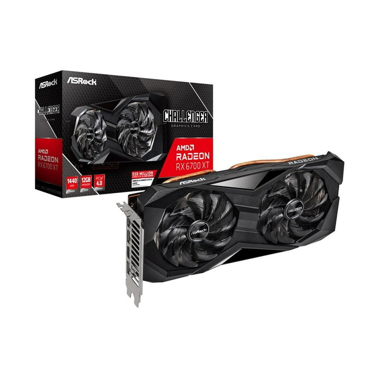 ASRock Radeon RX 6700 XT Challenger D Gaming Graphic Card, 12GB