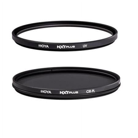 UPC: 0192223065673 | NXT Plus 49mm 10-Layer HMC Multi-Coated UV Lens Filter  Low-Profile Aluminum Frame – With Hoya NXT Plus 49mm 10-Layer HMC Multi-Coated Circular Polarizer Lens Filter