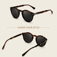 thumbnail image 3 of DeepQ Sunglasses Women Trendy 2026 Classic Round Retro Vintage Shades Large Frame Sunnies UV400 Lens, 3 of 7
