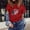 Red summer tops 2023 women, variant on Dyegold Summer Tops for Women 2023 Trendy, Dressy Blouses for Women American Flag 4th July Graphic T-Shirts Round Neck Short Sleeve Basic Loose ​Tops Tee Tunic