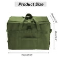 thumbnail image 4 of Bolsa de viaje única, bolsa de viaje versátil, ligera y espaciosa para viajar, acampar, mudarse, grande, verde, 4 of 7