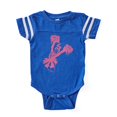 thumbnail image 1 of CafePress - Cheerleader - Cute Infant Baby Football Bodysuit, 1 of 1