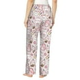 thumbnail image 3 of Xecao Cute Rabbit Women's Straight Lounge Pajama Pants: The Epitome of Relaxed Sleepwear, 3 of 9