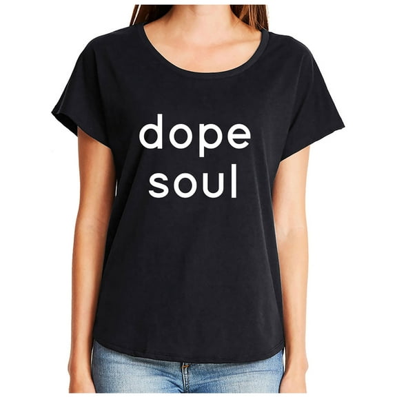 DOPE SOUL Womens Dolman Tee