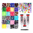 thumbnail image 1 of Kit Uñas Piedras Para Uñas Cristales Con Pegamento Xtellar multicolor, 1 of 4