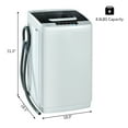 thumbnail image 3 of Gymax Full-Automatic Washing Machine Portable Compact Laundry Washer Spin 8.8 lbs, 3 of 10
