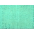 thumbnail image 1 of Ahgly Company Machine Washable Indoor Rectangle Persian Turquoise Blue Traditional Area Rugs, 2' x 3', 1 of 4