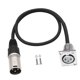 thumbnail image 4 of Cable de audio XLR macho de 3 pines a XLR hembra tipo D, convertidor de audio para estudios de grabación y presentaciones ., 4 of 9