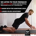 thumbnail image 6 of VOL 2 Nordic Hamstring Curl with Extra Long Straps - Super Stability, Nordic Curl Home Equipment, glute, Hamstring, Speed and Exercise Handles, Ankle Straps and V-Strength Workout App, 6 of 9