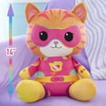thumbnail image 4 of Disney Junior SuperKitties Su-Purr Charged Ginny Weighted Plush, Kids Ages 3 and Up, 4 of 6