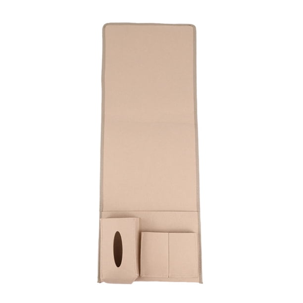 Naiovety Bolsillo de fieltro para cabecera, materiales de primera calidad, fácil de ahorrar espacio, organizador de almacenamiento junto a la Almacenamiento y organización del hogar Beige