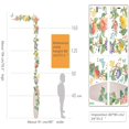 thumbnail image 3 of 2Pcs/Set Flower Tree Wall Stickers Home Decor Fresh Vine Photo Frame Pastoral Style Spring Green Removable Mural Colorful Butterfly Wall Decor Teen Girl Living Room Office (Flowers-Porch), 3 of 6