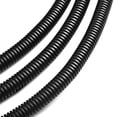 thumbnail image 3 of 98ft 1/2" Split Wire Loom Conduit Tubing Black Sleeve Tube Pipe Cable Protection, 3 of 12
