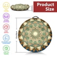 thumbnail image 5 of Round Meditation Cushion, 22" Dutch Velvet Floor Pillow with PP Cotton Filling for Yoga, Zen, Reading, and Floor Seating, Boho Print, 5 of 5
