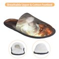 thumbnail image 3 of Fotbe Mystic Fox With Halo Pantuflas Peludas para Mujer con Estampado, Zapatillas de Peluche, Zapatos de Invierno para Casa, Uso Interior y Exterior-Medium, 3 of 8