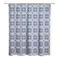 thumbnail image 2 of Creative Products Blue Mod Tile  71x74 Shower Curtain, 2 of 2