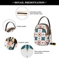 thumbnail image 4 of FORMRS Crossbody Bag for Women Quilted Travel Shoulder Cell Phone Purse with Chain Strap Handbag, Flowers Geometric Pattern, 4 of 7