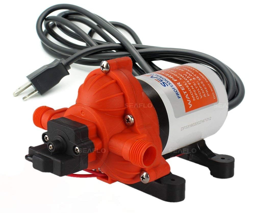 SEAFLO 33Series Industrial Water Pressure Pump w/Power Plug for Wall