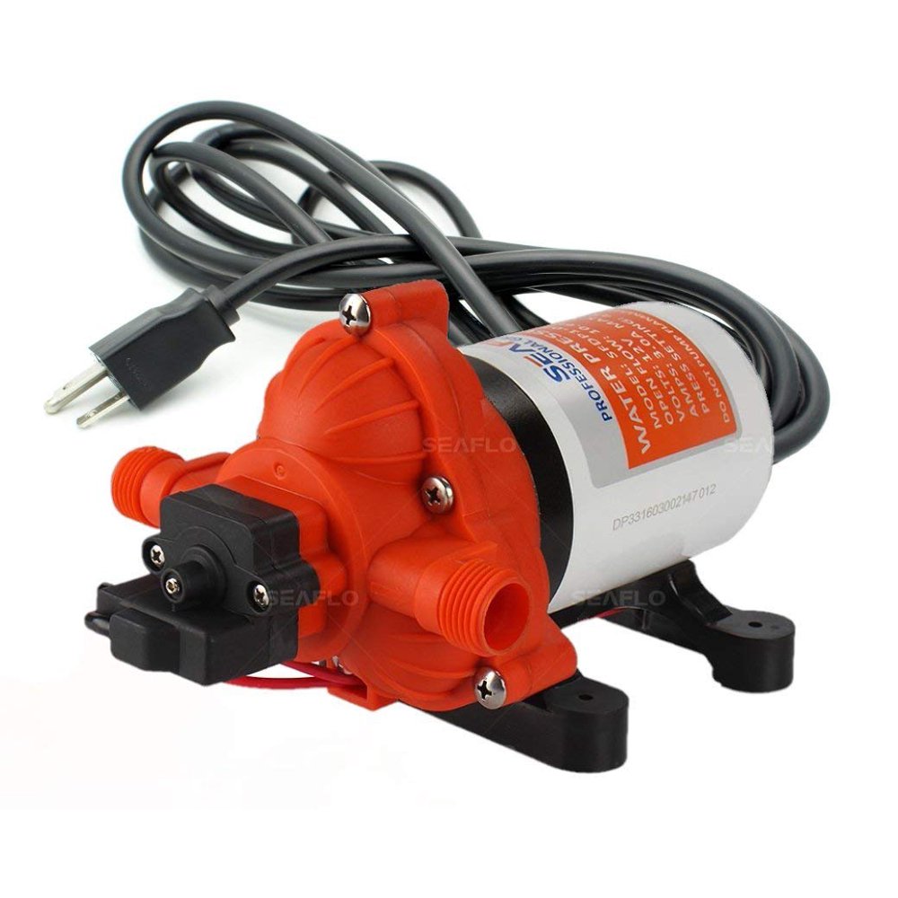 SEAFLO 33Series Industrial Water Pressure Pump w/Power Plug for Wall