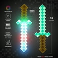thumbnail image 3 of Fun Central 18" Teal LED Pixel Sword – Flashing Lights, Retro Toy for Cosplay & Parties, 3 of 6